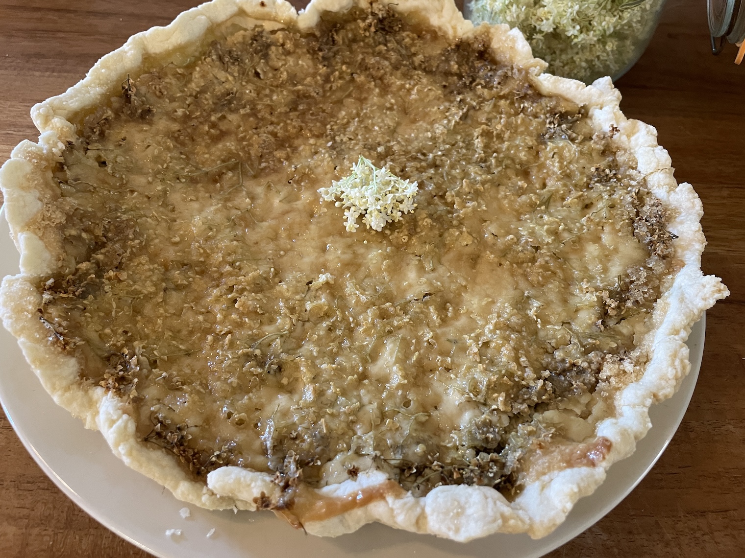 fin de la tarte sucrée